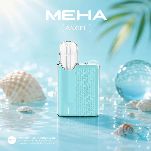 MEHA-ANGEL-迷你方形-主機電子煙-天藍色 MEHA ANGEL 迷你方形 主機電子煙 天藍色