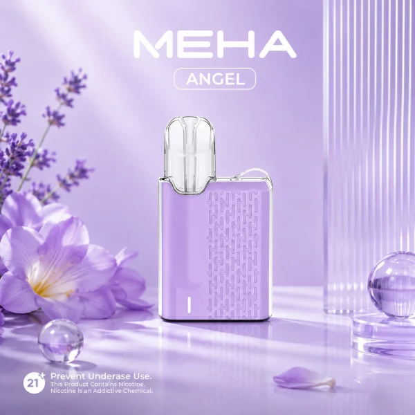MEHA-ANGEL-迷你方形-主機電子煙-薰衣草紫色 MEHA ANGEL 迷你方形 主機電子煙 薰衣草紫色